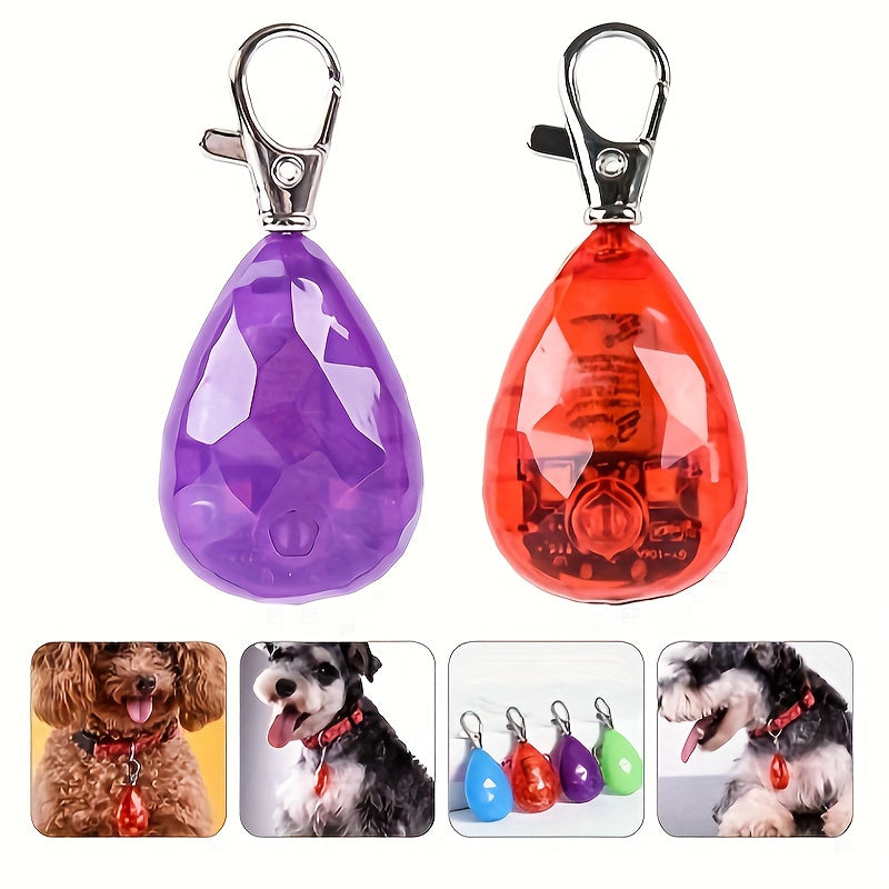 Pet Pendant Pet LED nightlight pendant with USB anti-loss light dog walking pet pendant