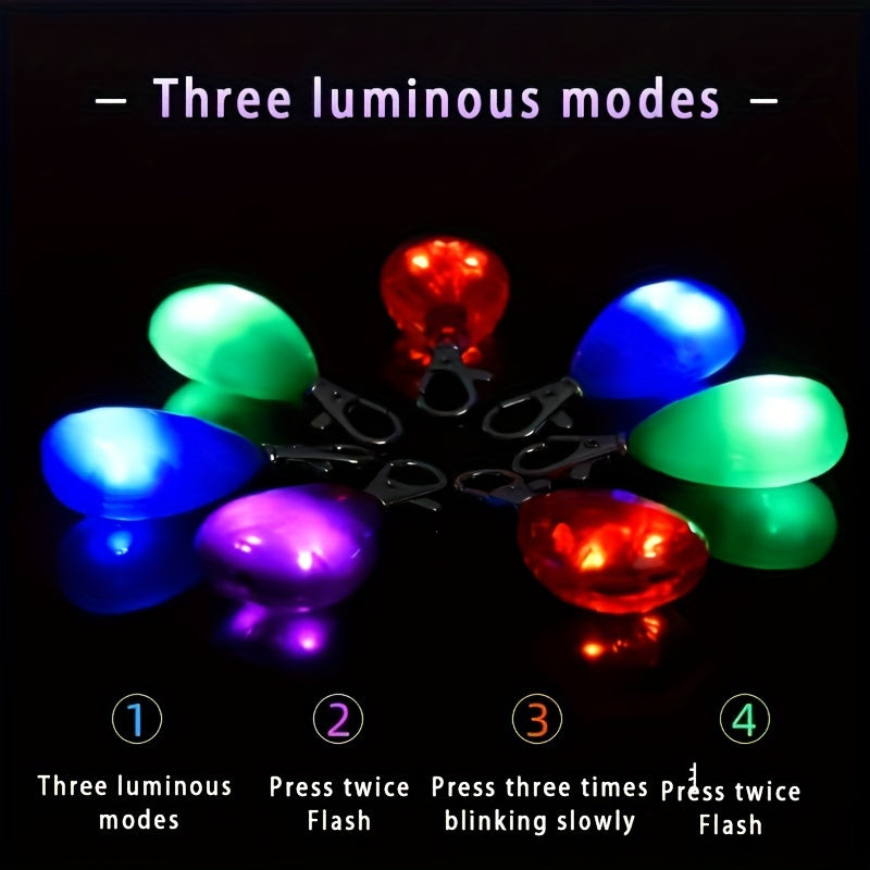 Pet Pendant Pet LED nightlight pendant with USB anti-loss light dog walking pet pendant